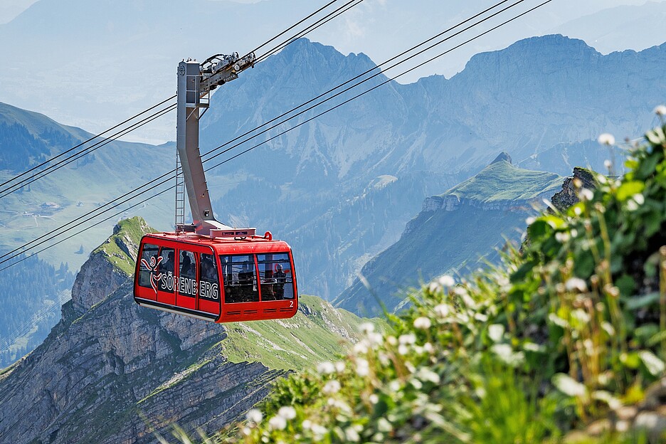 Die neue Luftseilbahn aufs Rothorn ist das neue Aushängeschild von Sörenberg (LU).