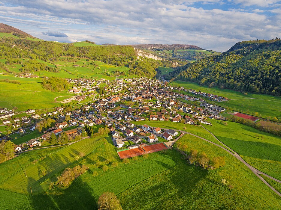 Mümliswil-Ramiswil lieg idyllisch im Guldental im Solothurner Jura.