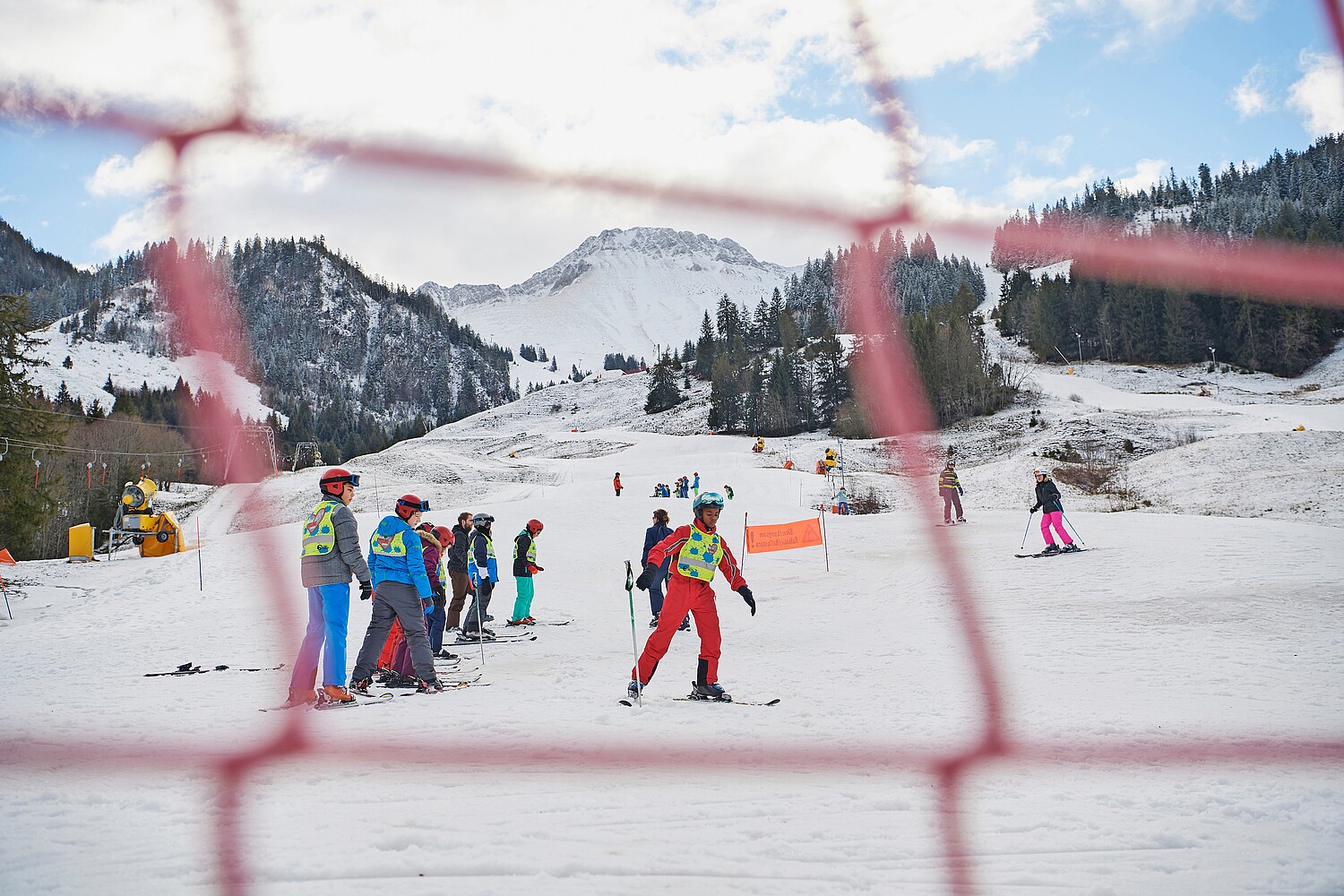 Schneesituation in Schwarzsee